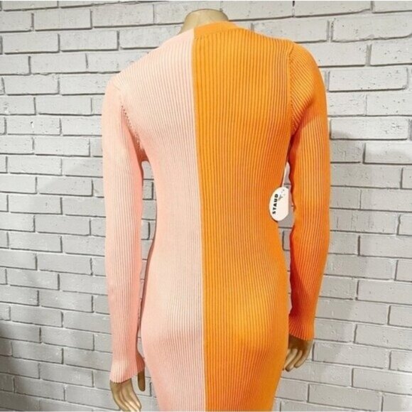 Staud Shoko Sweater Dress (Versatile Cardigan / Dress) — Rib Knit - Picture 6 of 11